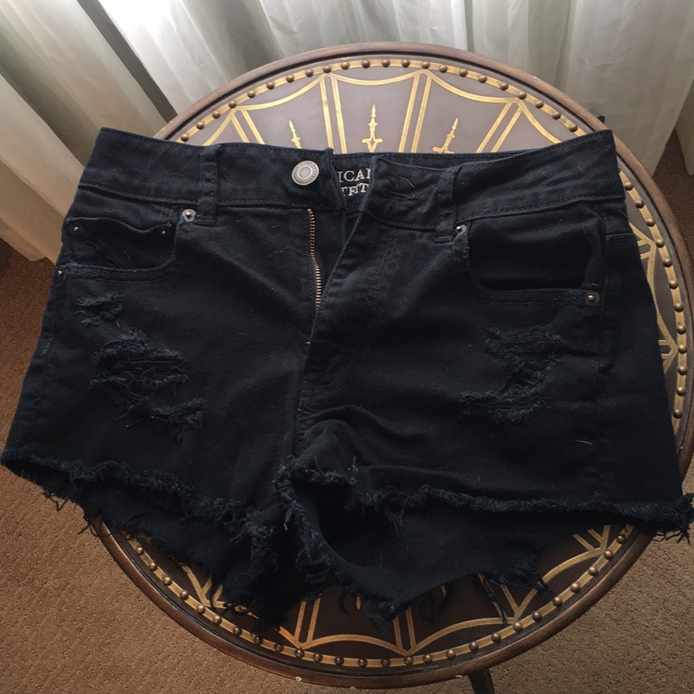 Black A&E shorts